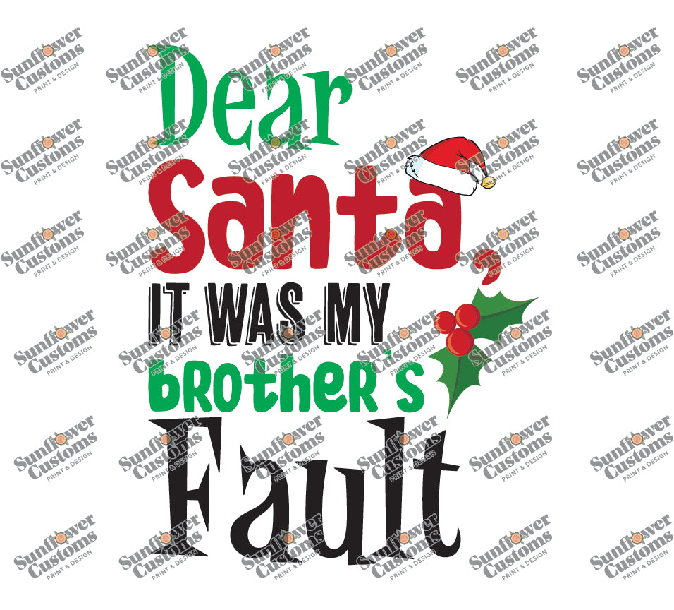 Dear Santa - Brother's Fault / Transfer