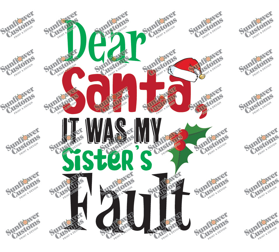 Dear Santa - Sister's Fault / Transfer